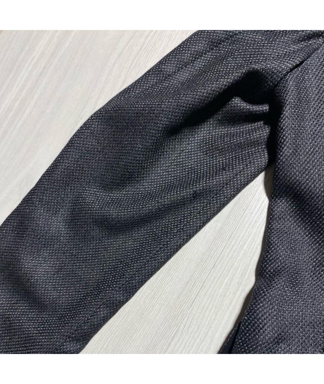 VERSACE Антрацитовый хлопковый пиджак, фото 8