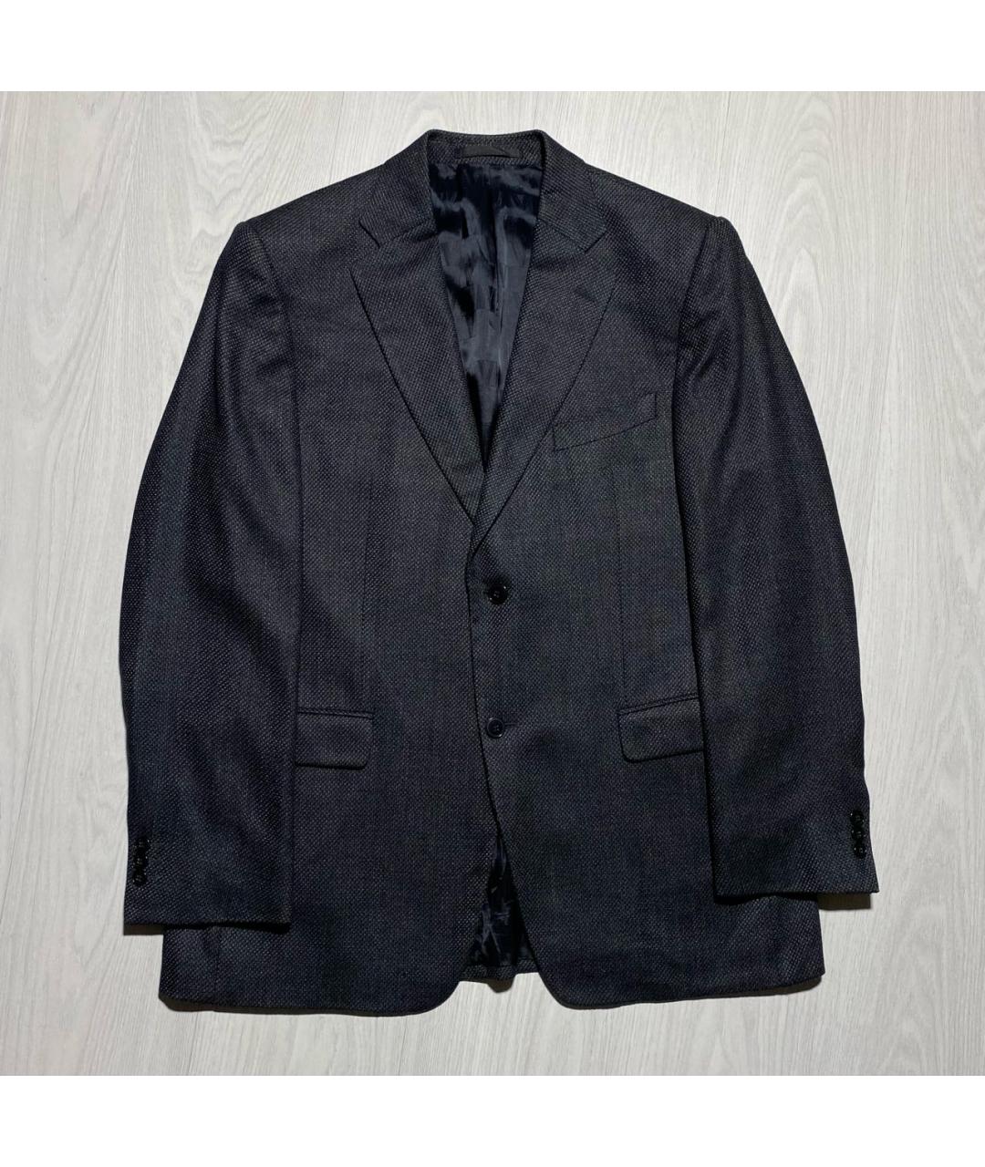VERSACE Антрацитовый хлопковый пиджак, фото 9