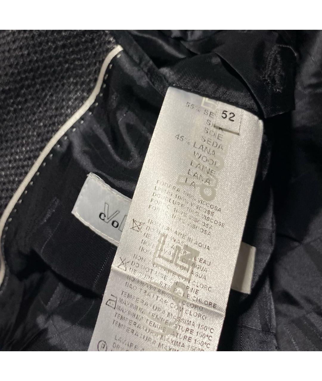 VERSACE Антрацитовый хлопковый пиджак, фото 5