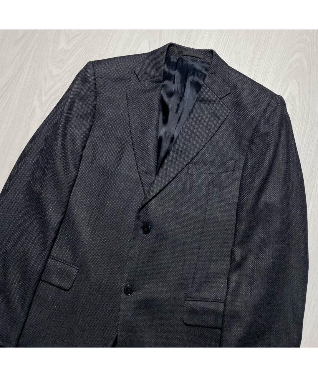 VERSACE Антрацитовый хлопковый пиджак, фото 2