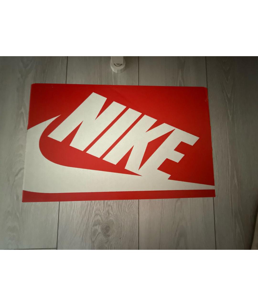 NIKE Коричневые кожаные кеды, фото 5