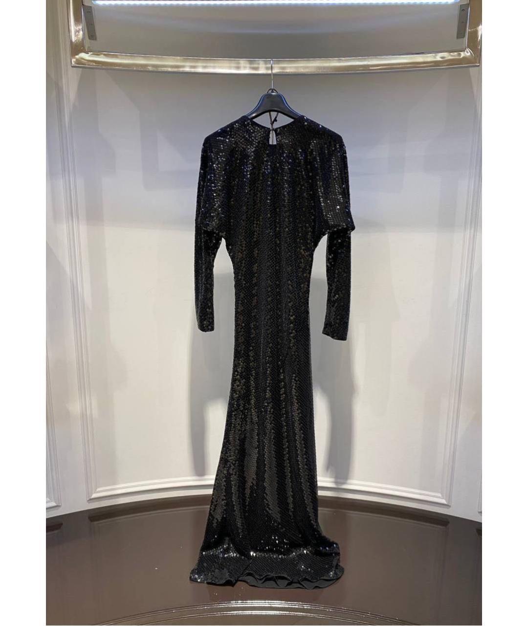 ALEXANDER TEREKHOV Черное полиэстеровое платье, фото 2