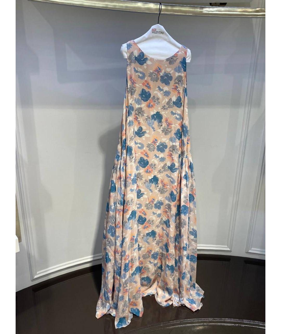 ALEXANDER TEREKHOV Мульти шелковое платье, фото 3