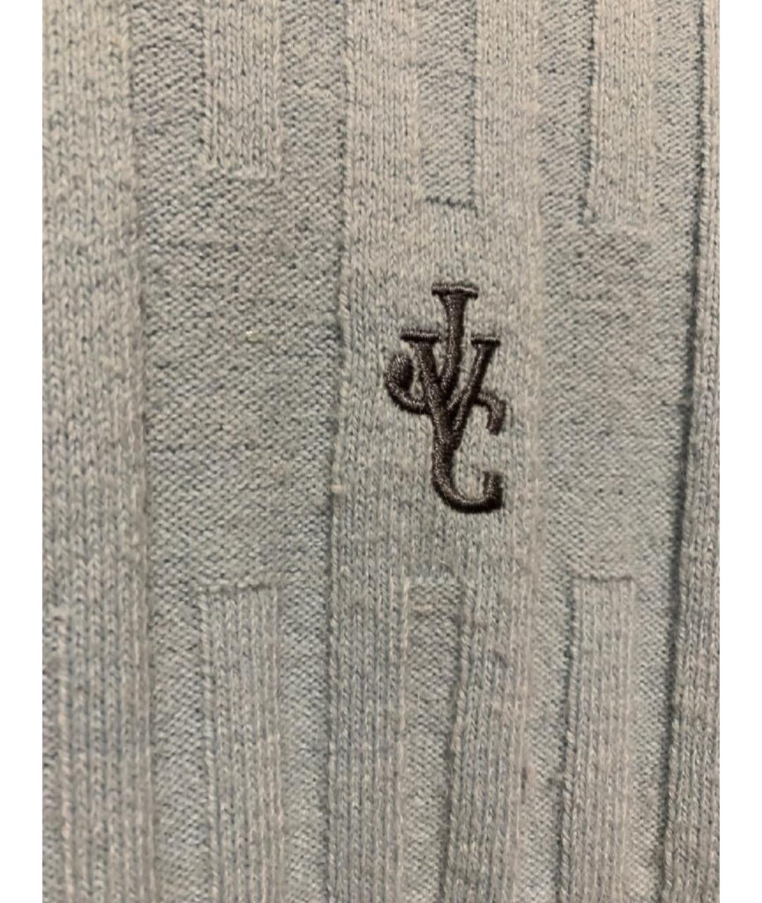 VERSACE Голубой шерстяной джемпер / свитер, фото 4