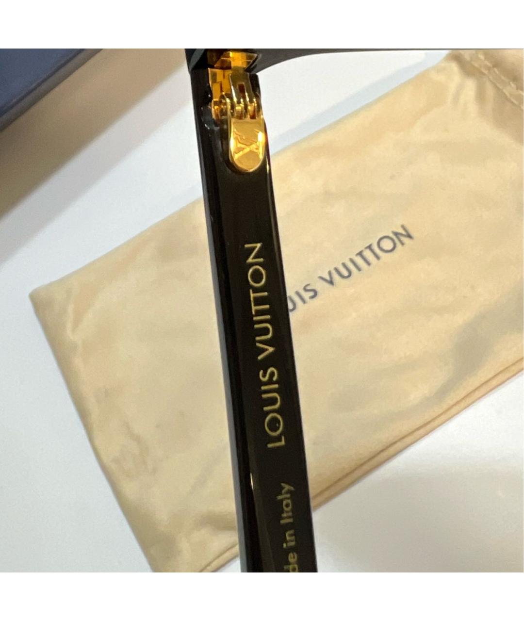 LOUIS VUITTON Черные солнцезащитные очки, фото 3