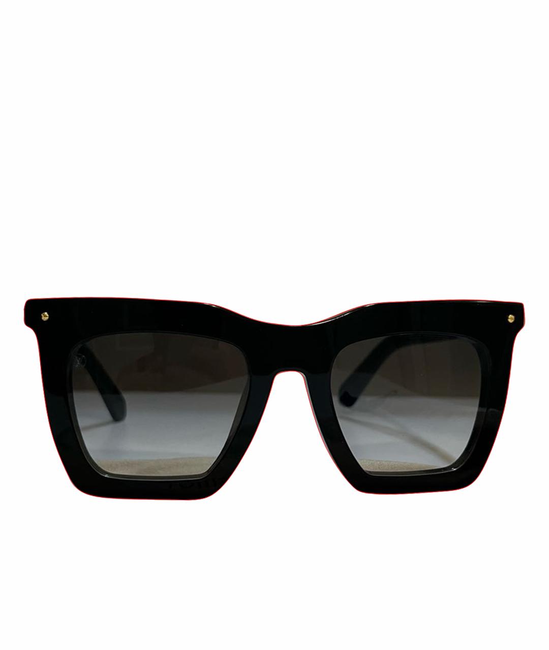 LOUIS VUITTON Черные солнцезащитные очки, фото 1