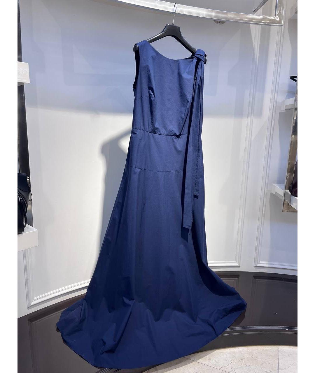 ALEXANDER TEREKHOV Темно-синее хлопковое платье, фото 3