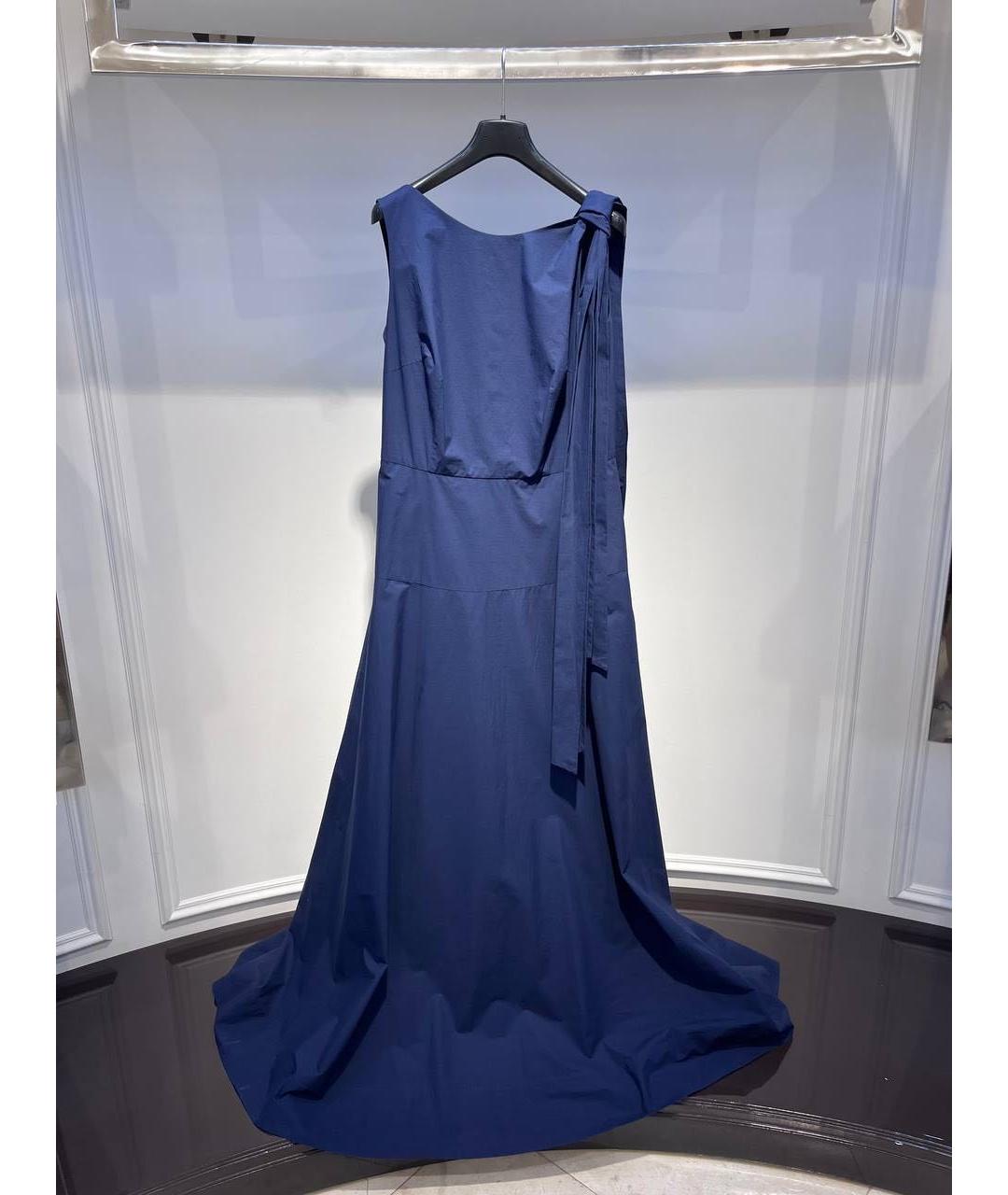 ALEXANDER TEREKHOV Темно-синее хлопковое платье, фото 4