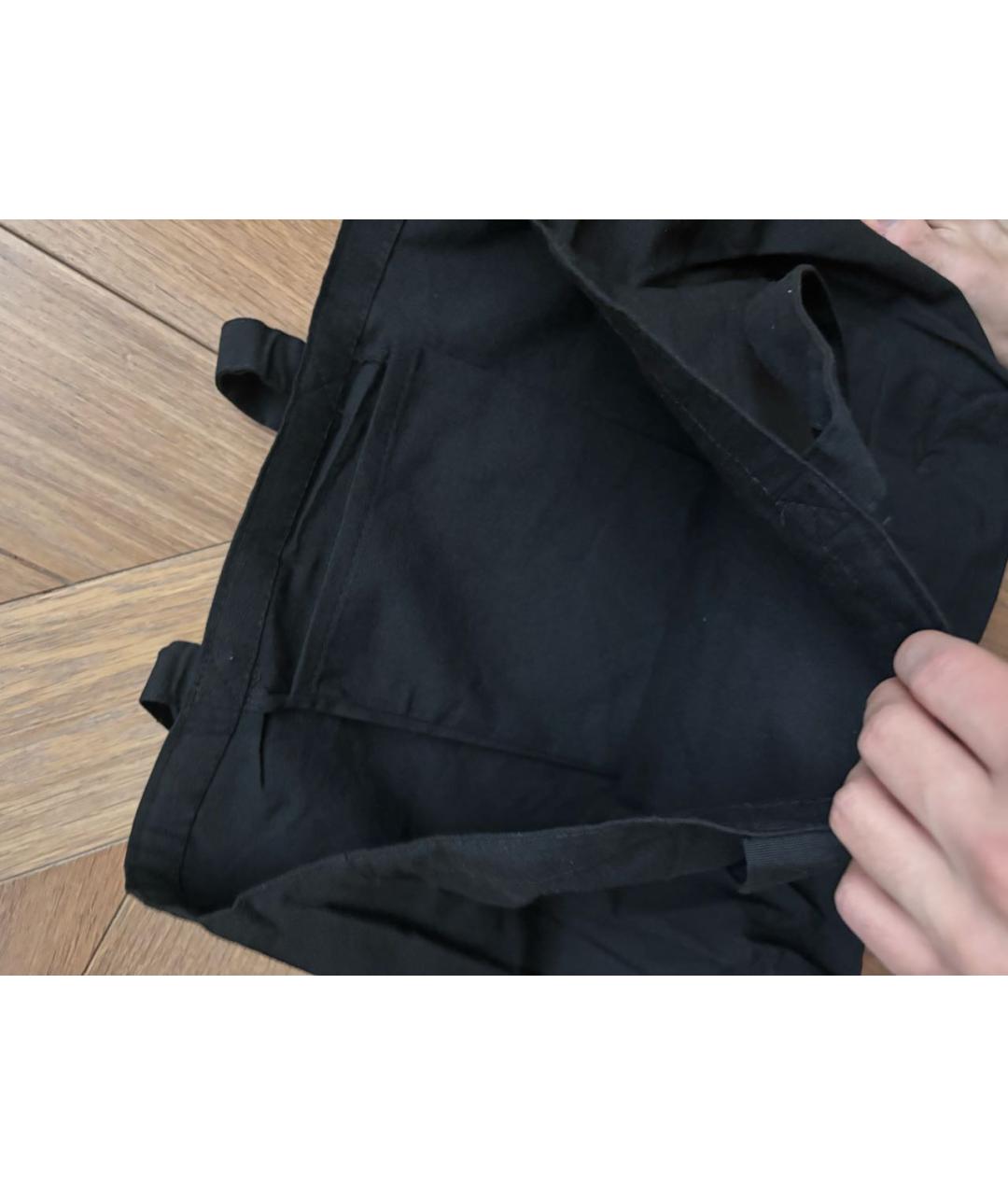 CORTEIZ Черная тканевая сумка тоут, фото 3