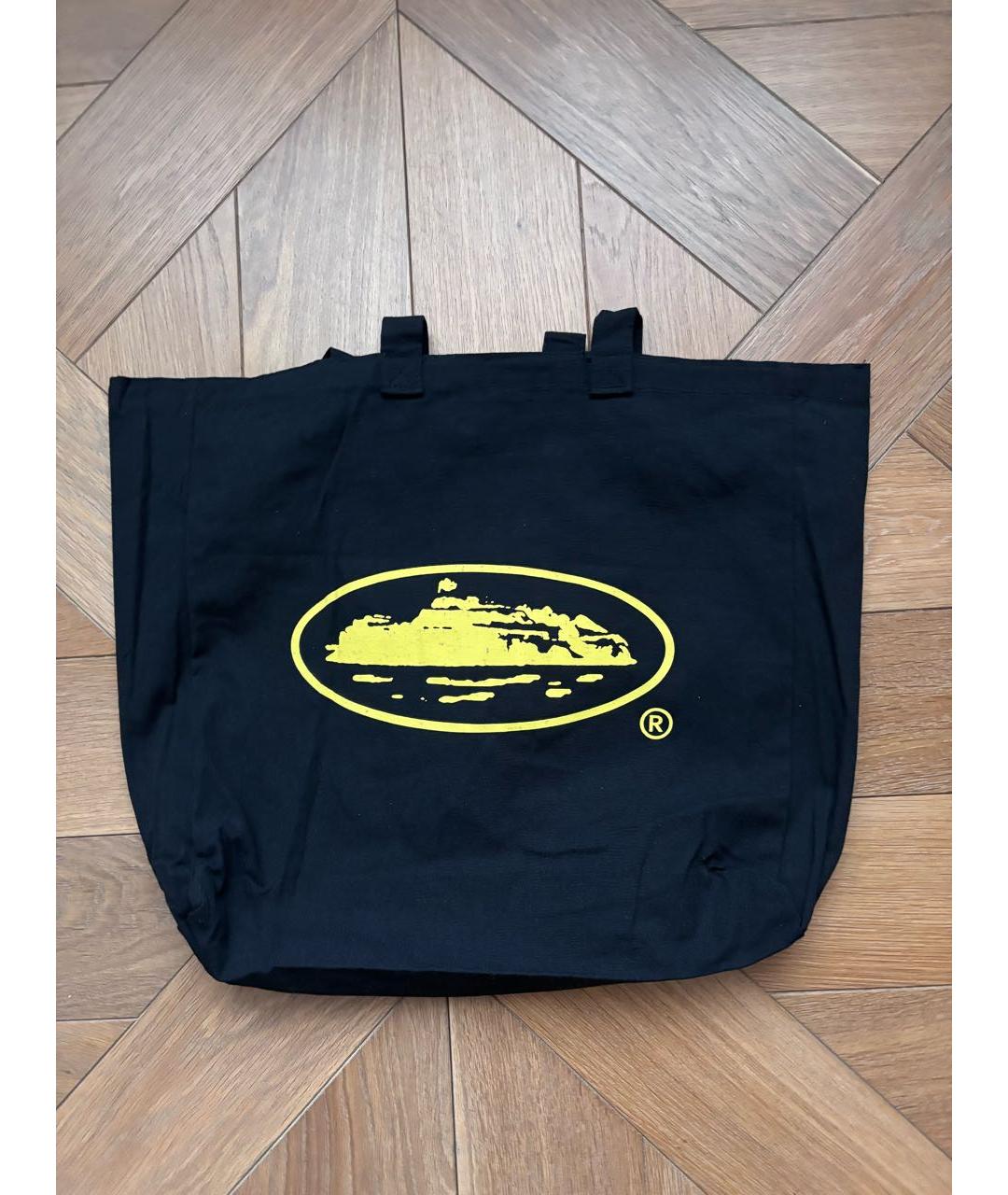 CORTEIZ Черная тканевая сумка тоут, фото 5