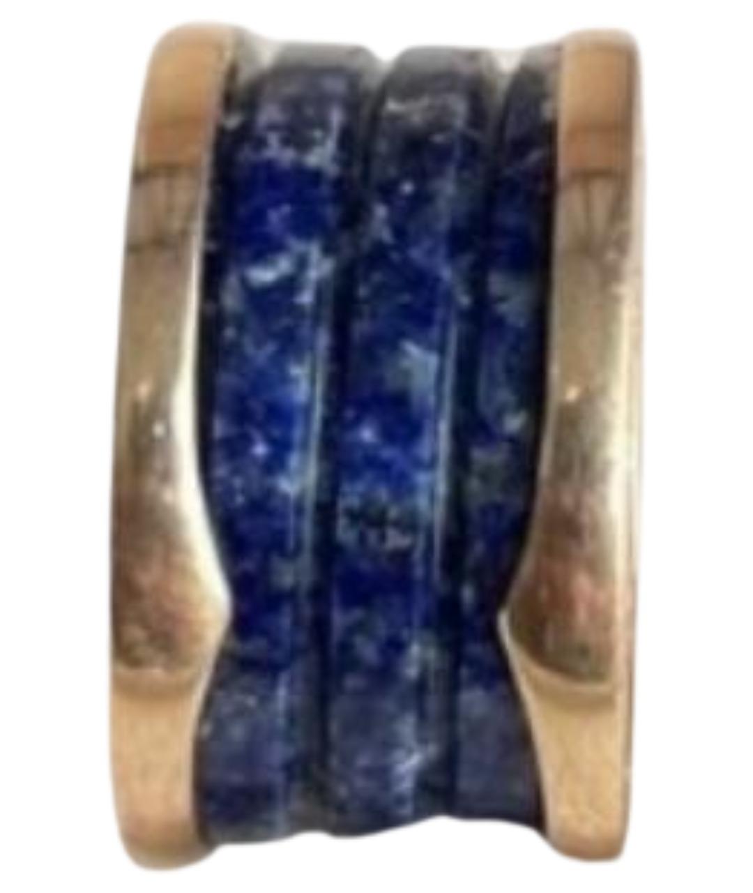 BVLGARI Синее кольцо из розового золота, фото 1