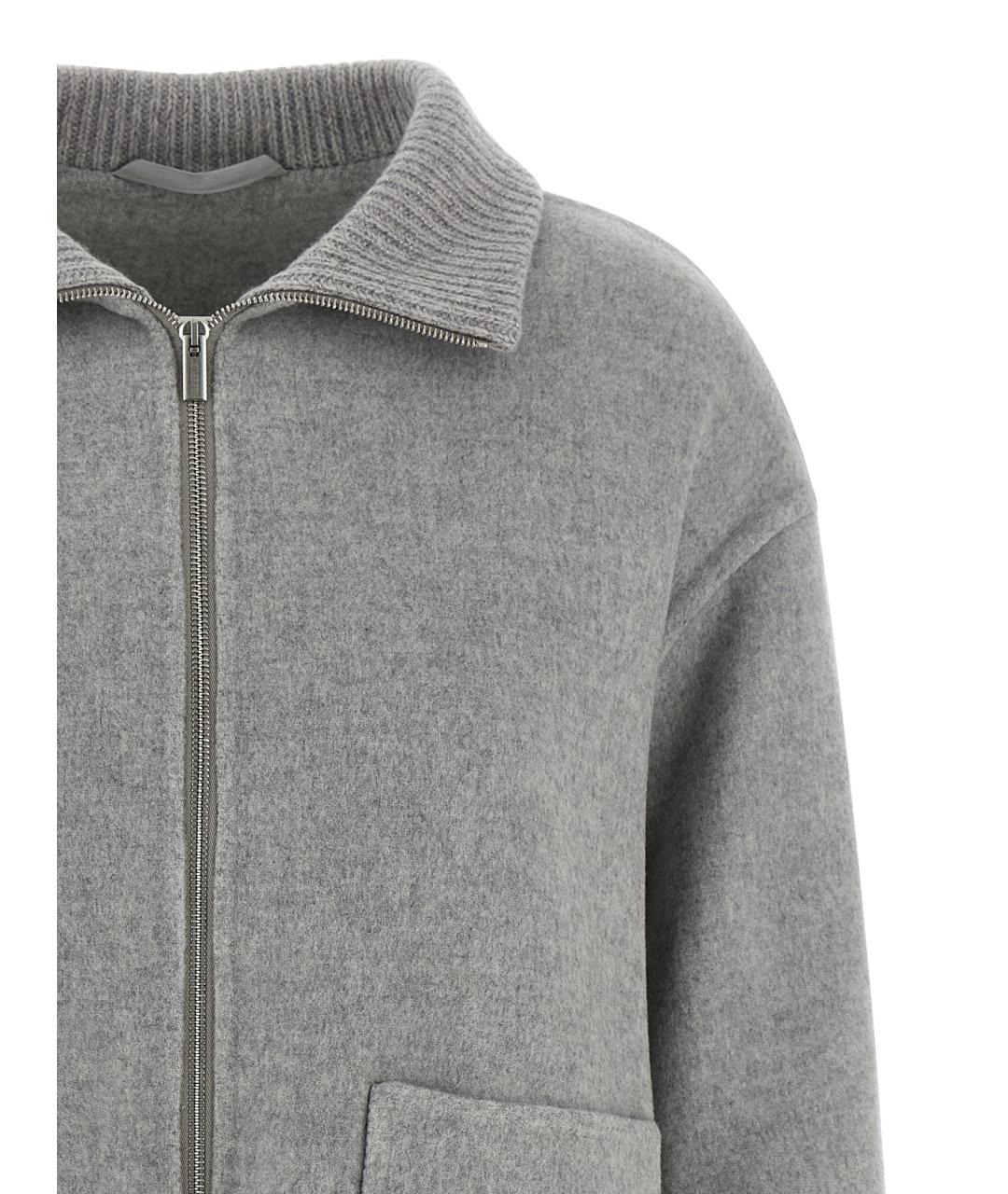 PESERICO Серая шерстяная куртка, фото 3