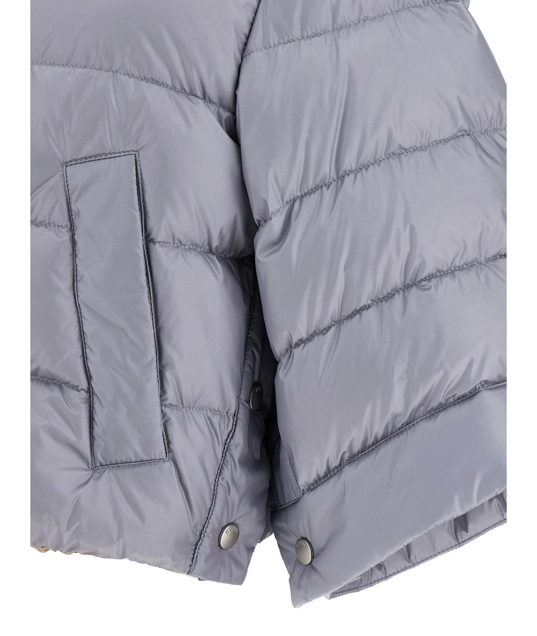 PESERICO Серый полиамидовый пуховик, фото 4