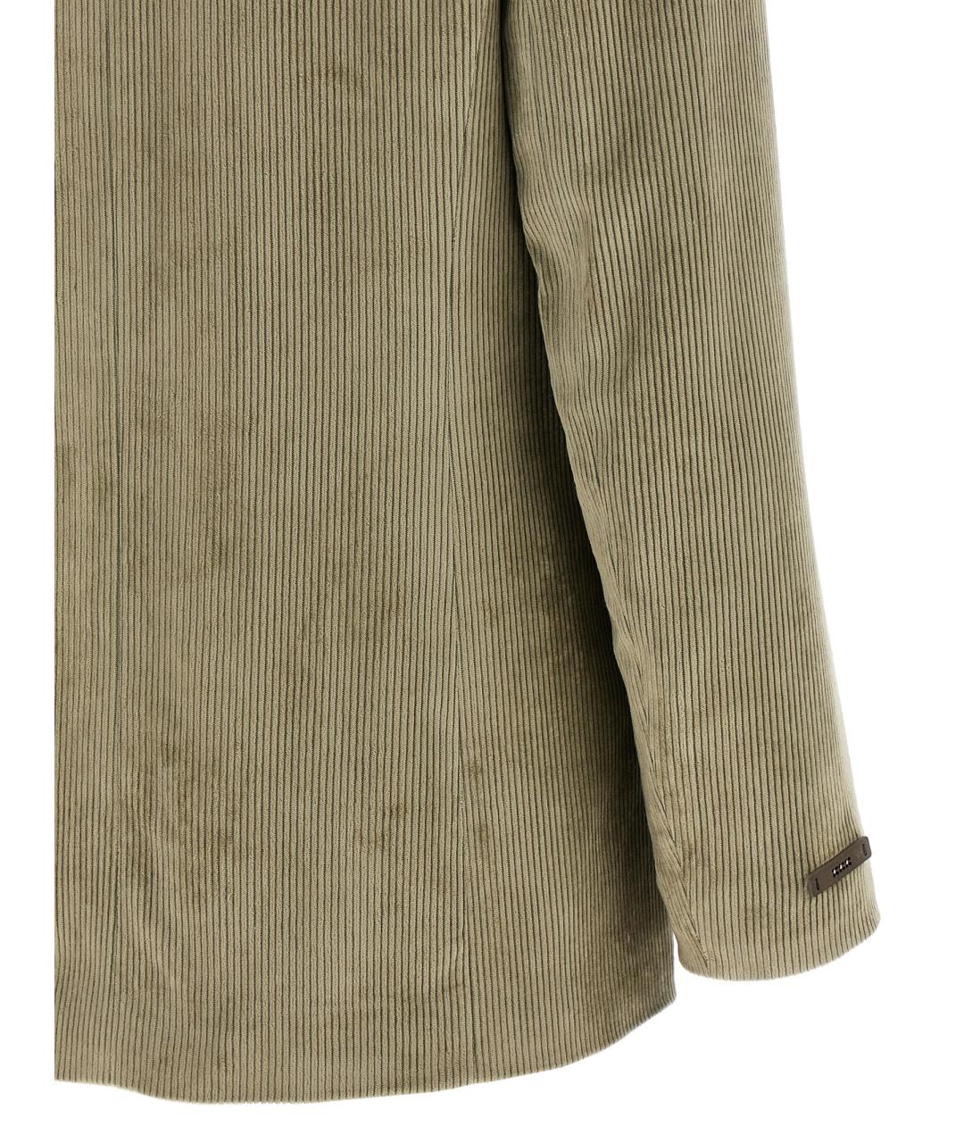 PESERICO Зеленый вискозный жакет/пиджак, фото 4