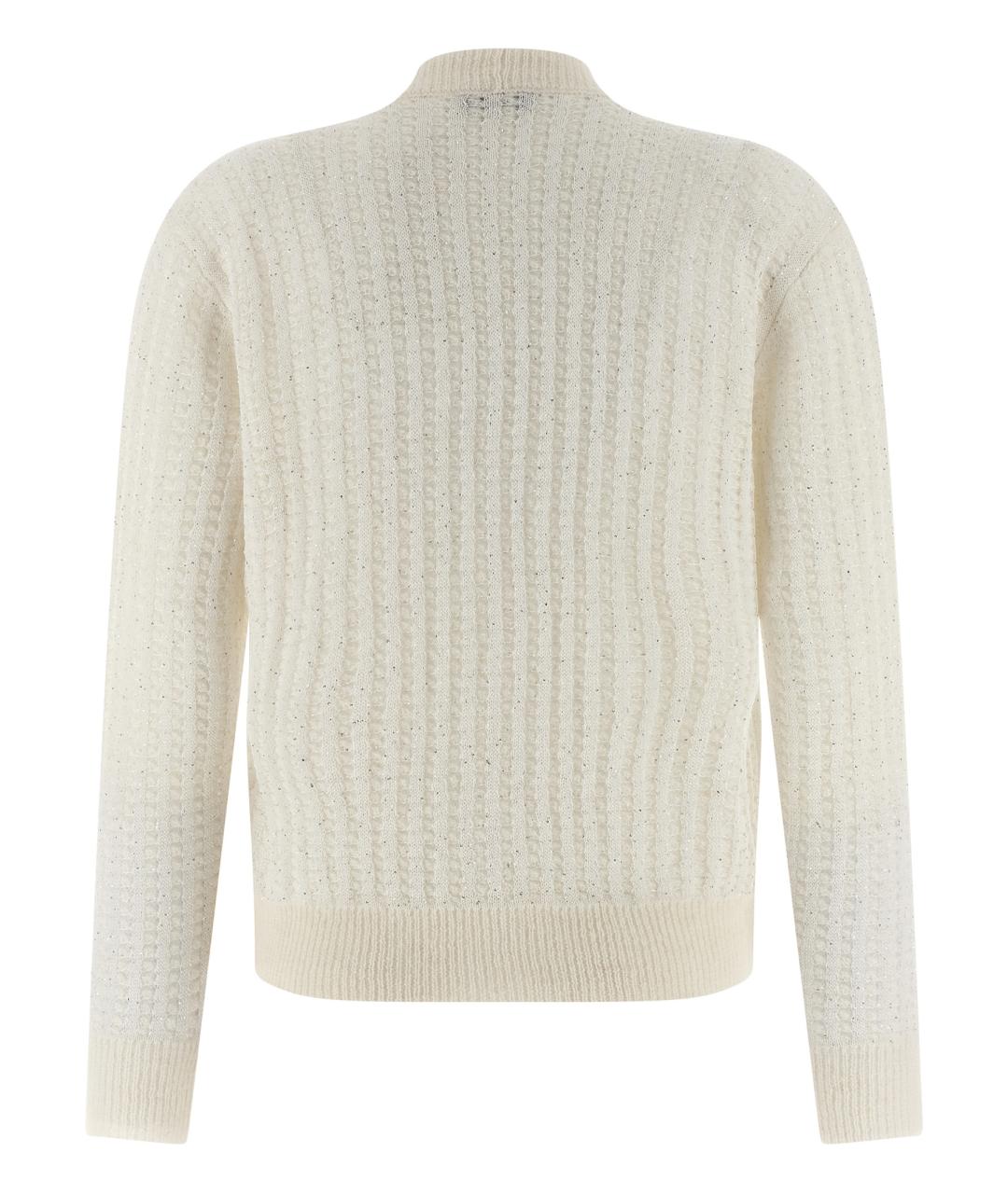 PESERICO Белый шерстяной кардиган, фото 2