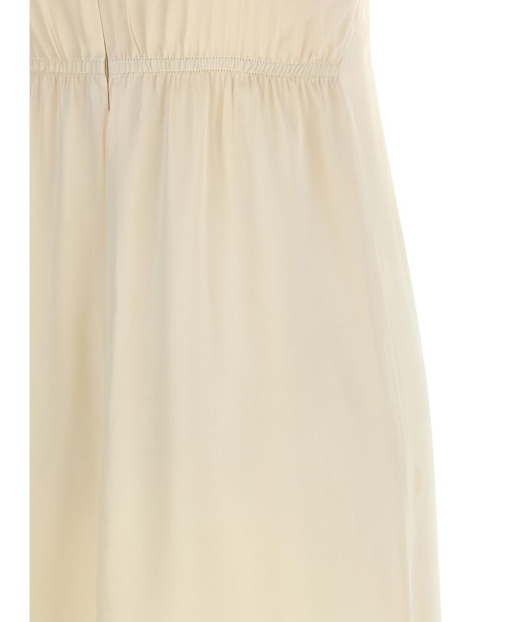 PESERICO Белое вискозное вечернее платье, фото 4