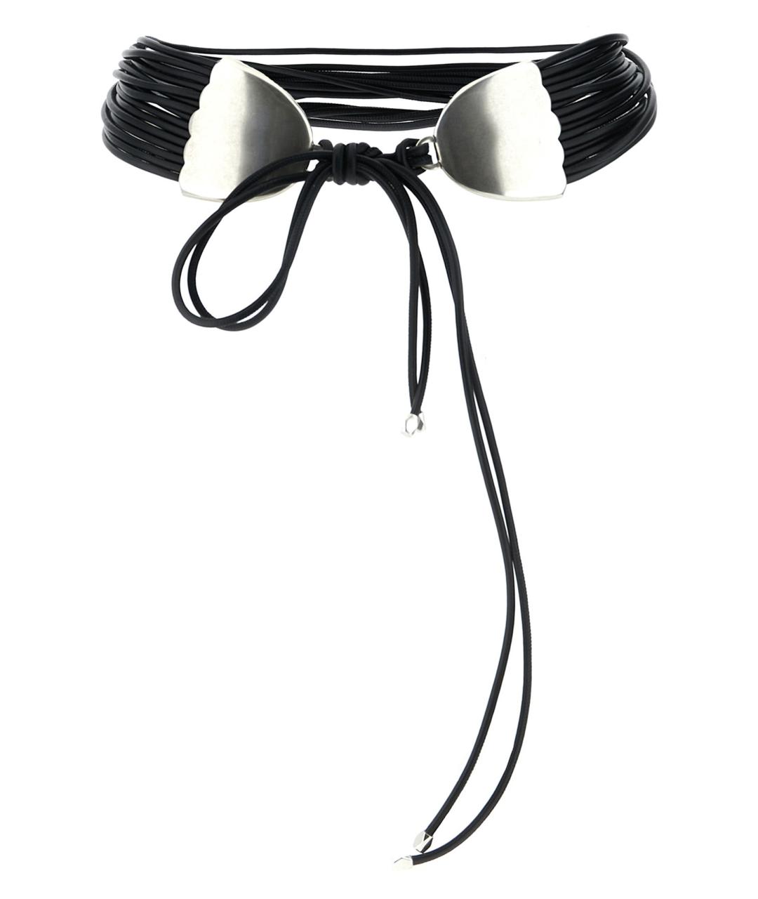 ISABEL MARANT Черный кожаный ремень, фото 1