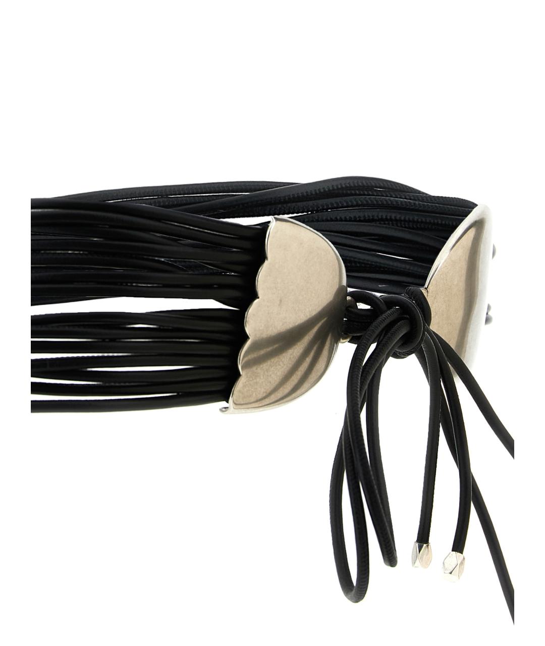 ISABEL MARANT Черный кожаный ремень, фото 3