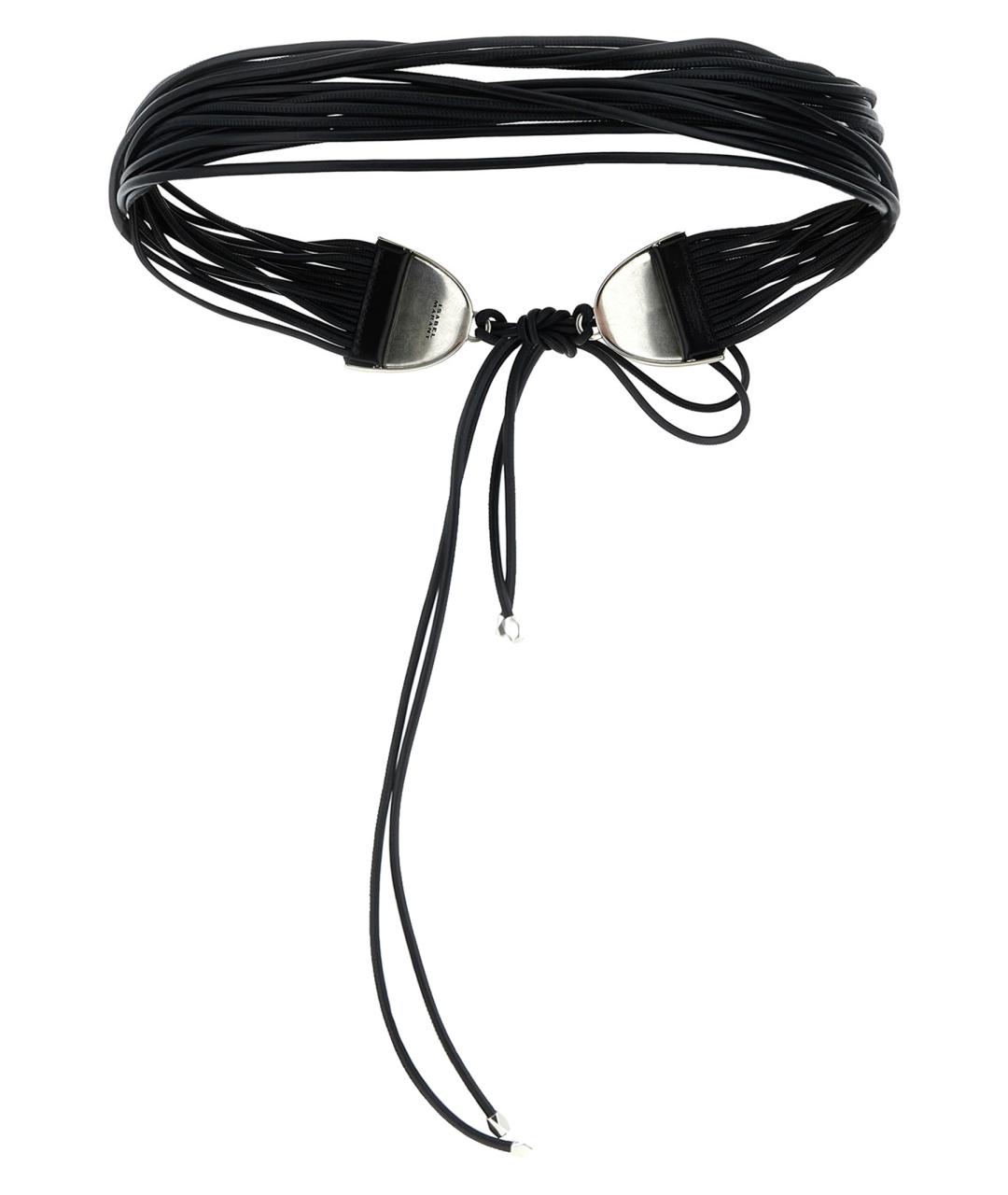 ISABEL MARANT Черный кожаный ремень, фото 2