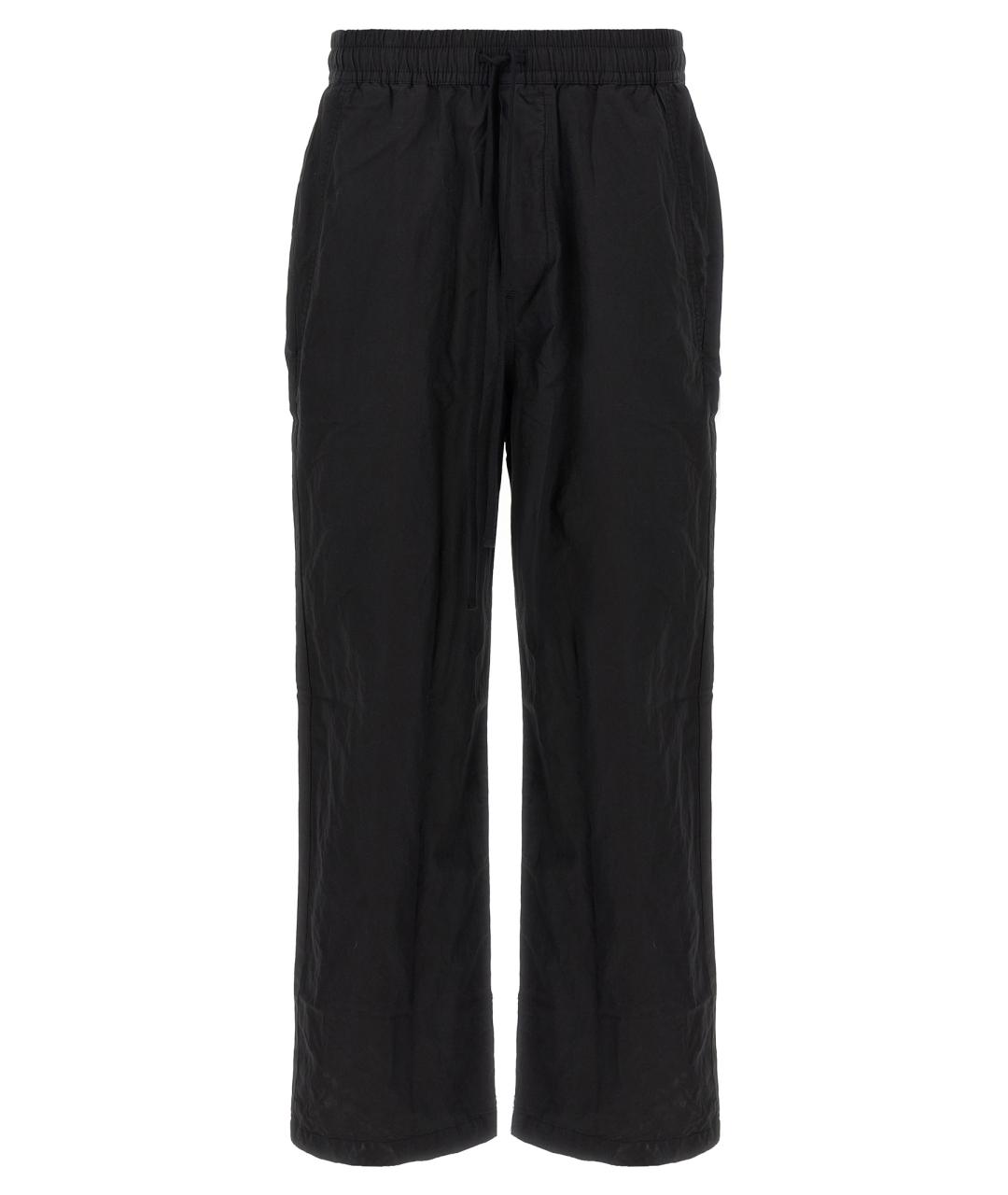 THOM KROM Черные хлопковые повседневные брюки, фото 1