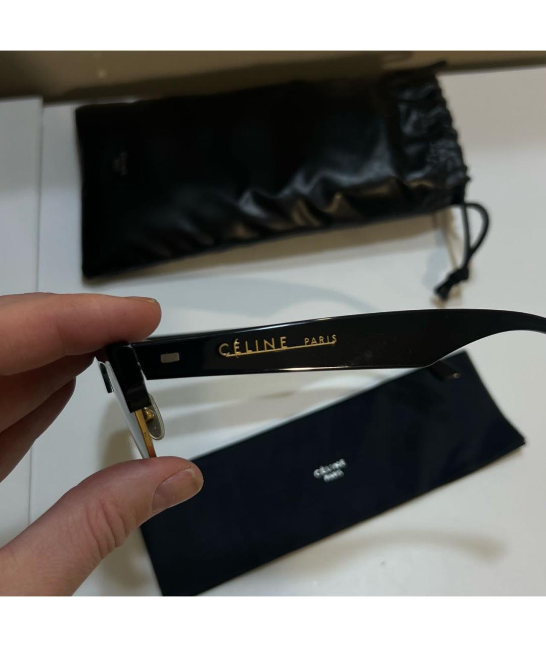 CELINE Черные солнцезащитные очки, фото 2