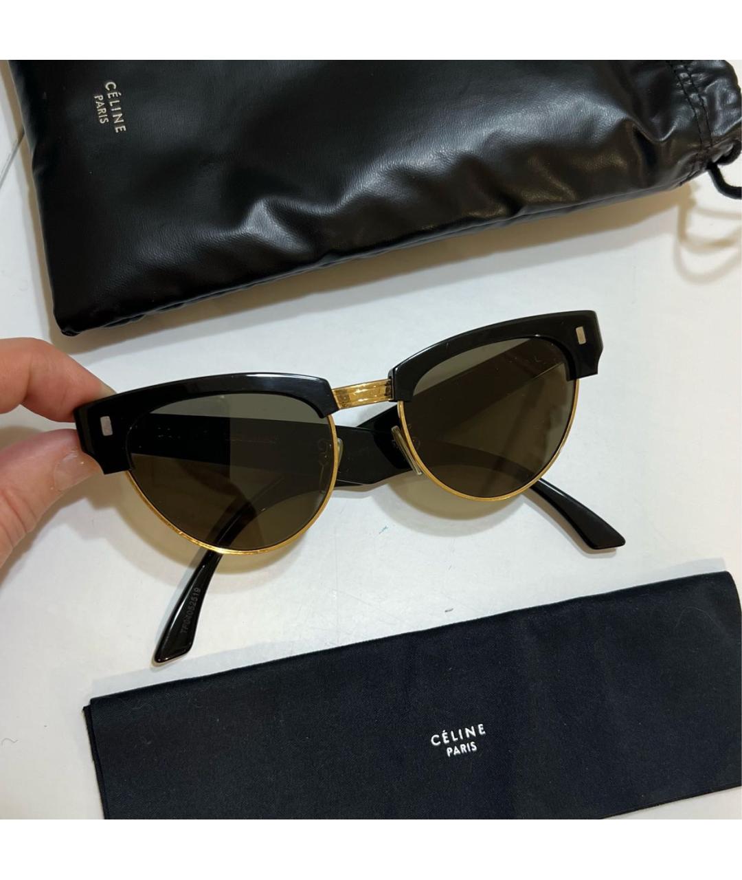 CELINE Черные солнцезащитные очки, фото 5