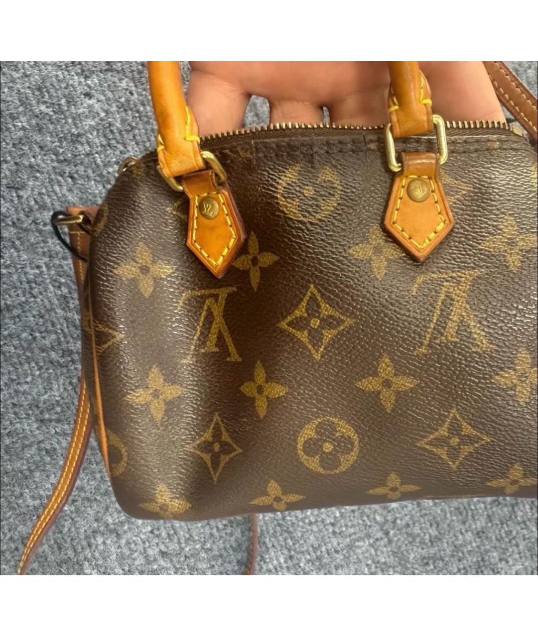 LOUIS VUITTON Коричневая сумка через плечо, фото 3