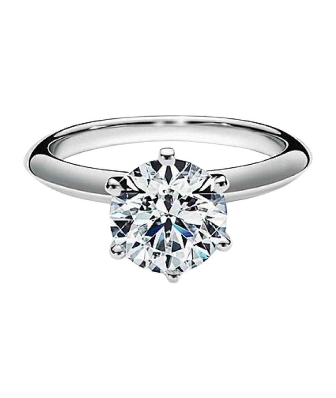 TIFFANY&CO Серебряное платиновое кольцо, фото 1
