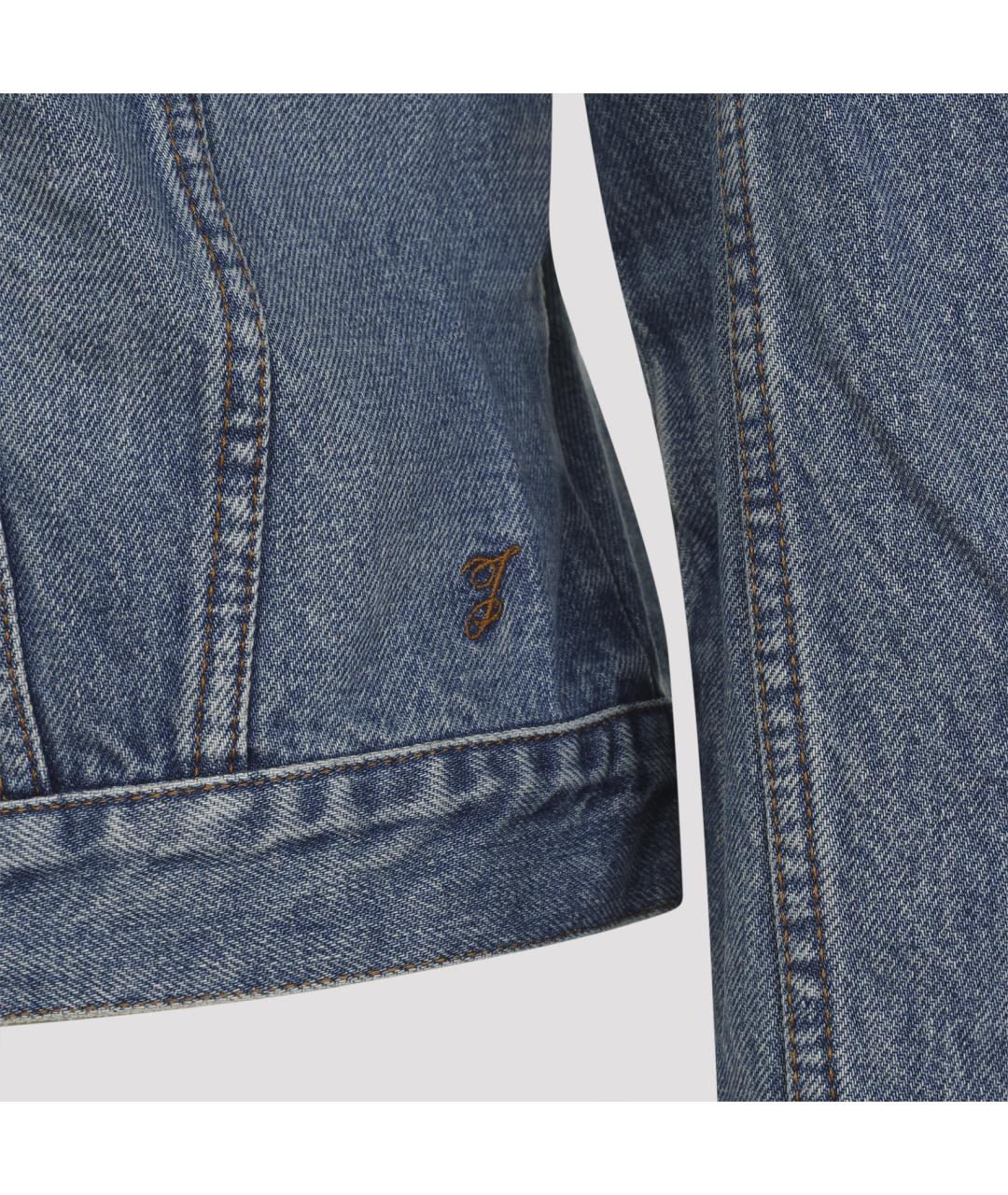 JACQUEMUS Синяя хлопковая куртка, фото 5