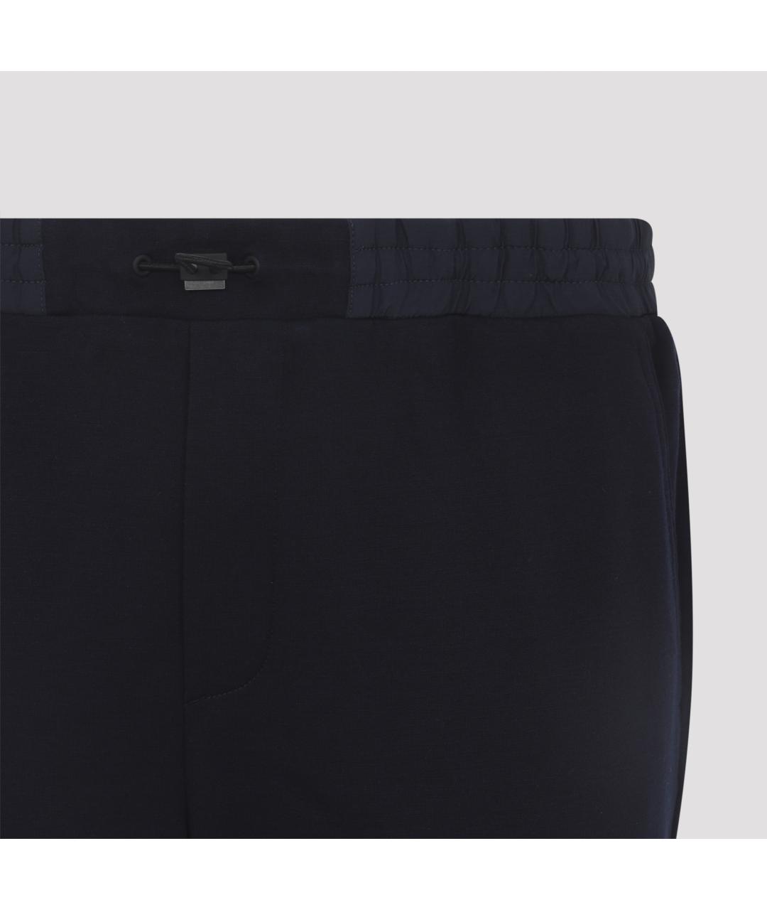 SEASE Синие шерстяные повседневные брюки, фото 5