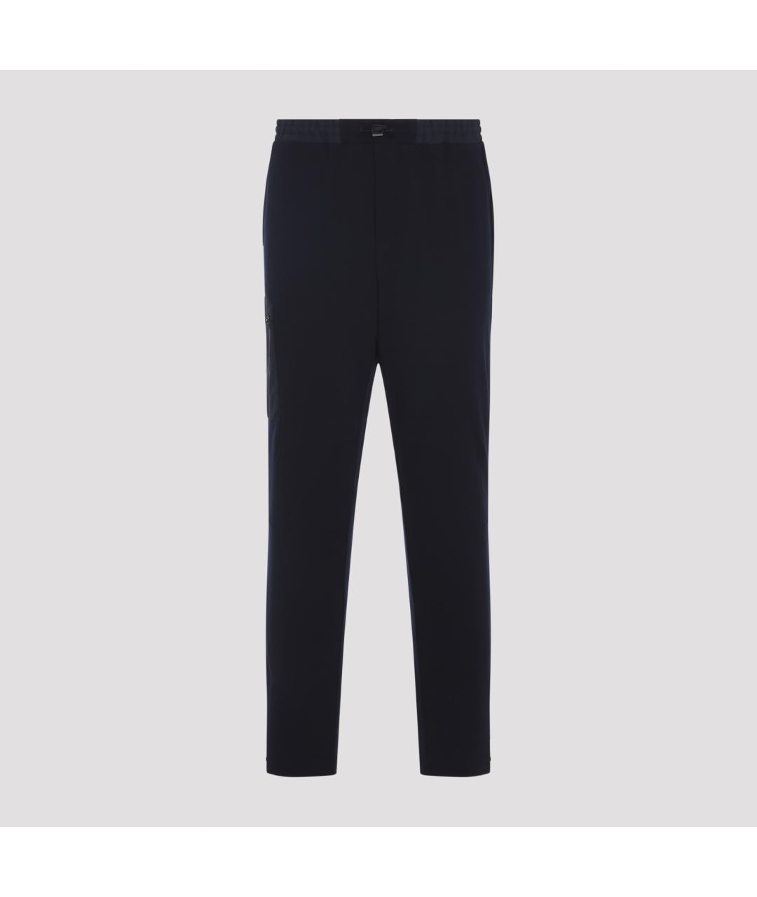 SEASE Синие шерстяные повседневные брюки, фото 2