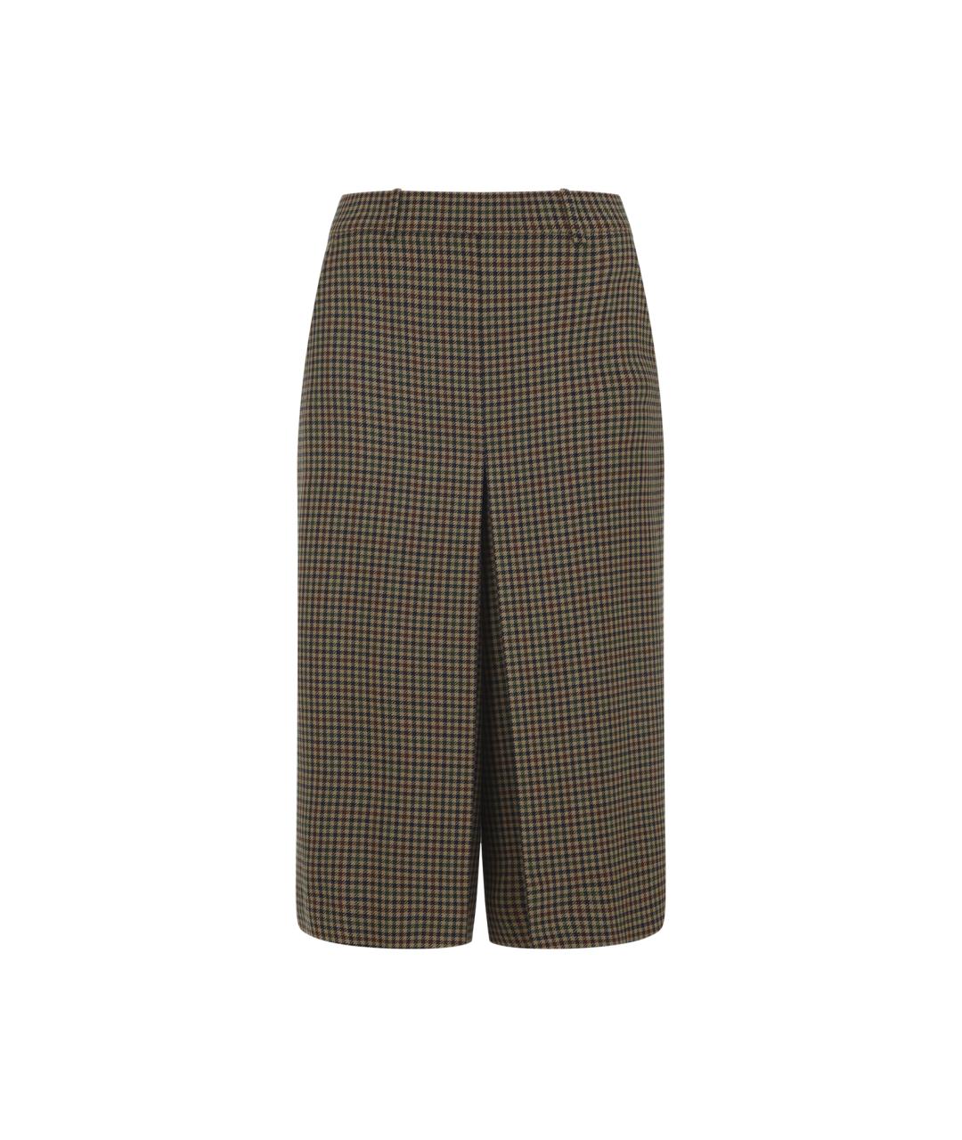 SAINT LAURENT Мульти шерстяные бриджи, фото 1