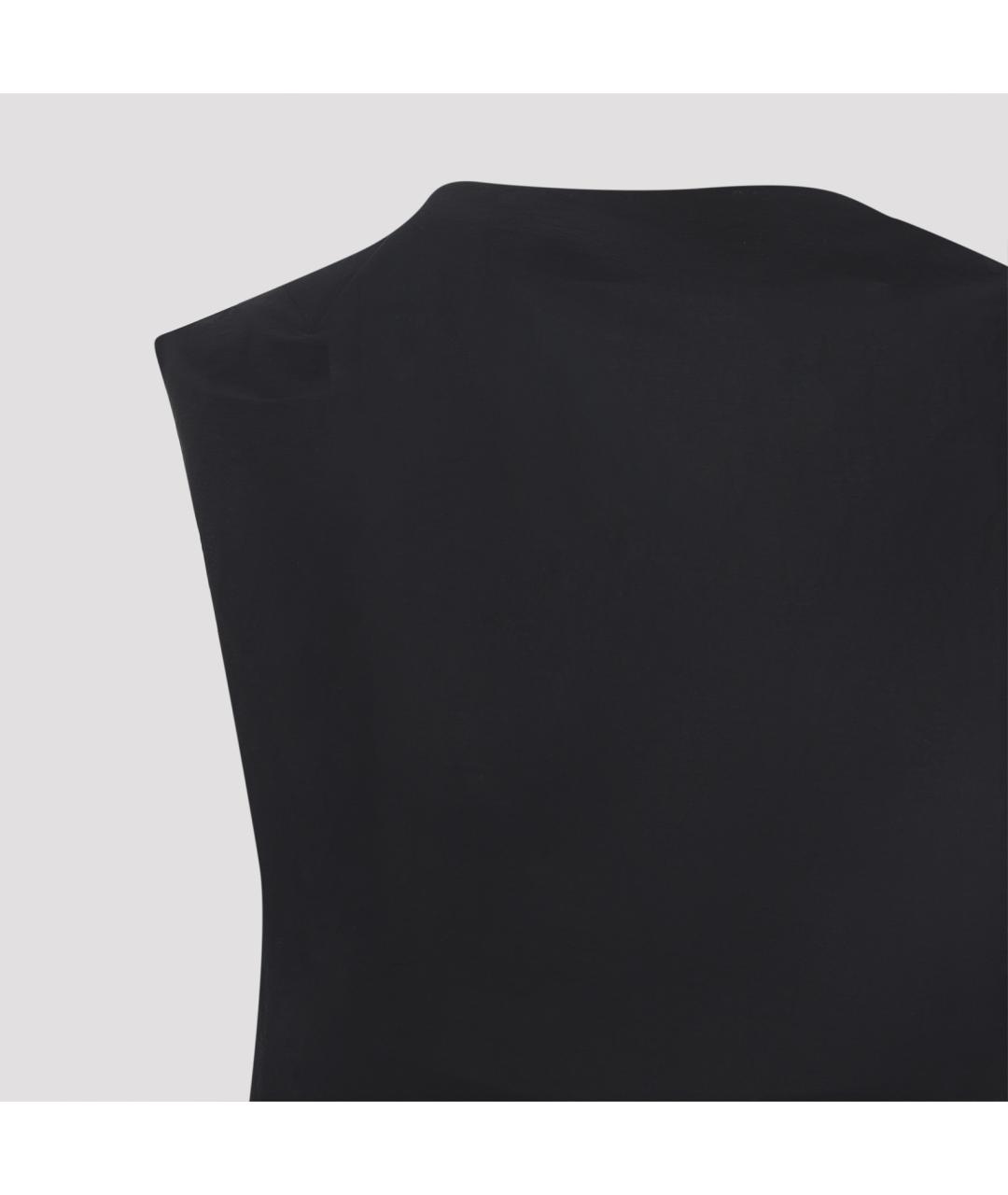 JACQUEMUS Черное хлопковое платье, фото 3