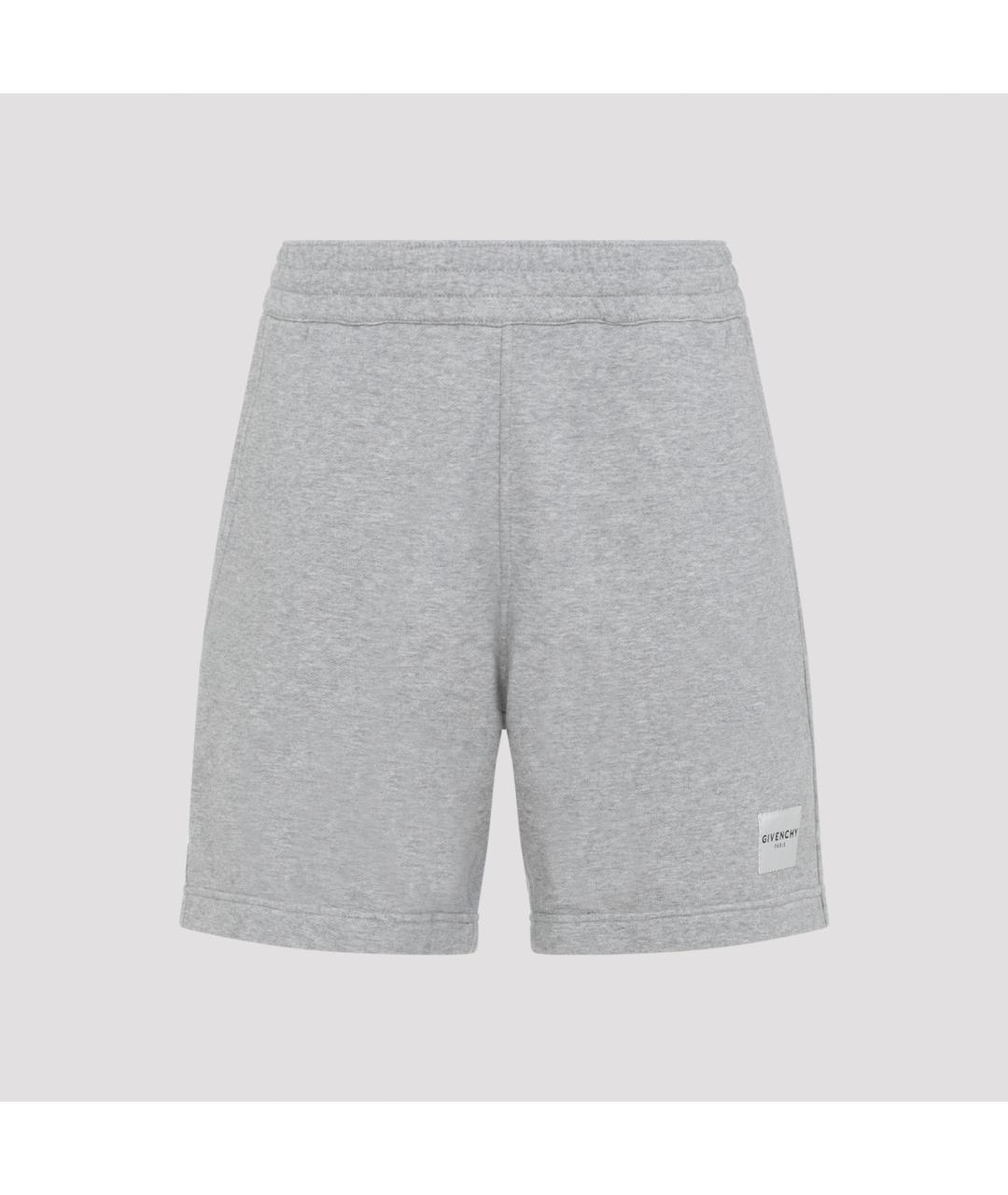GIVENCHY Серые хлопковые шорты, фото 2
