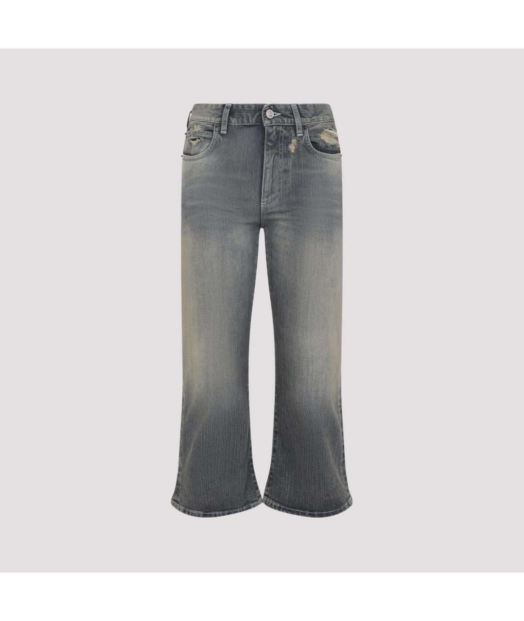 BALENCIAGA Мульти хлопковые прямые джинсы, фото 2