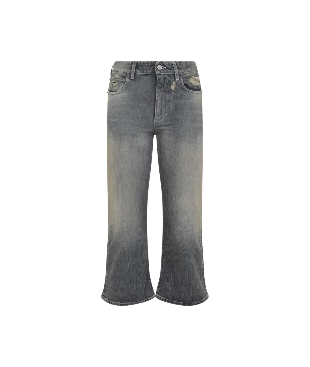 BALENCIAGA Мульти хлопковые прямые джинсы, фото 1