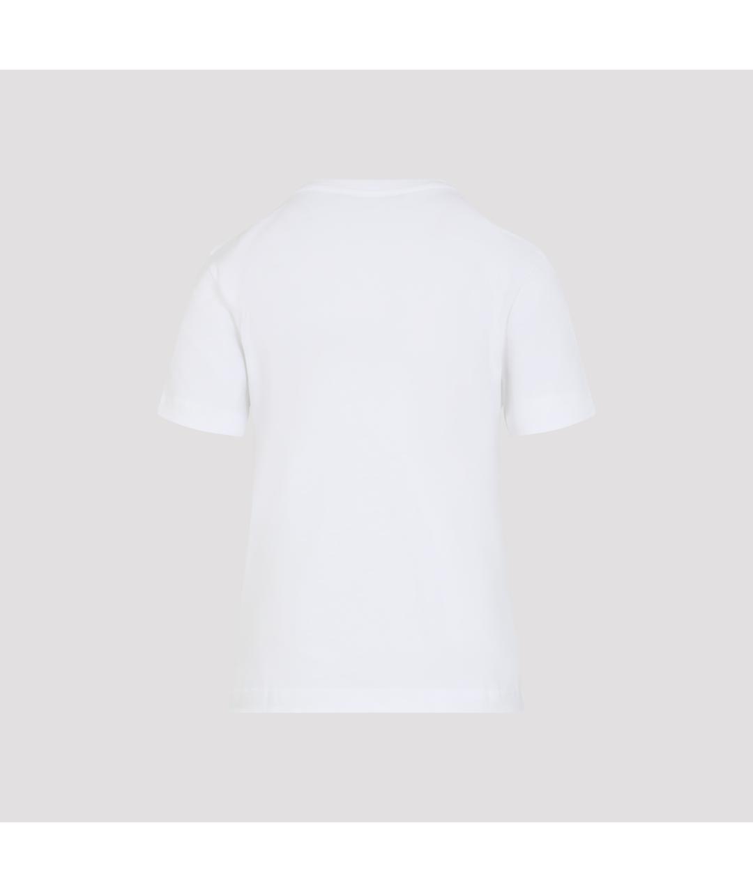 JACQUEMUS Белая хлопковая футболка, фото 2