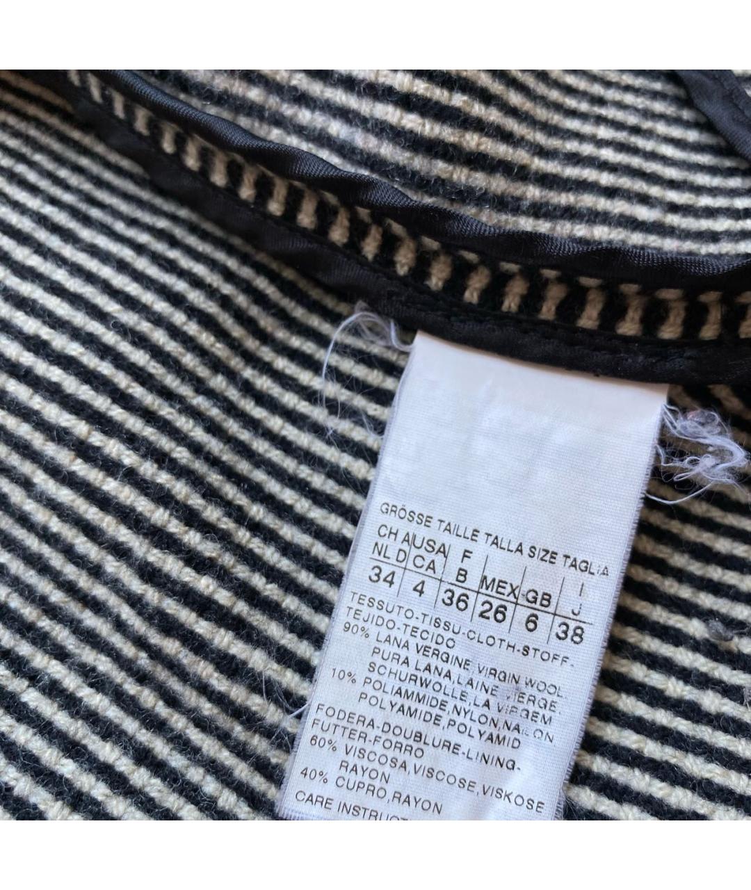 WEEKEND MAX MARA Серое шерстяное пальто, фото 6