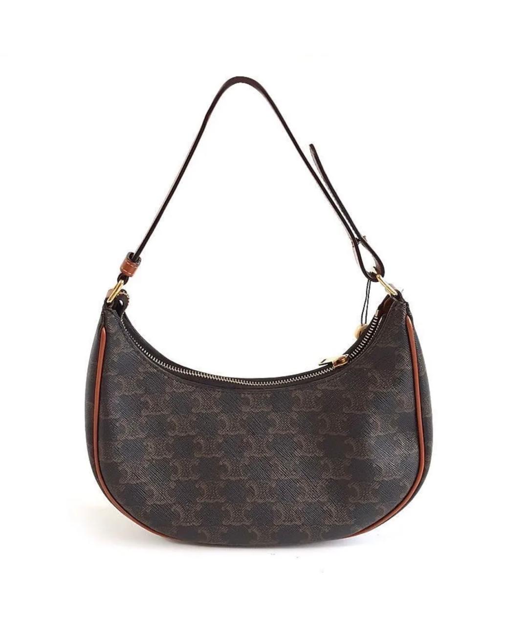 CELINE Коричневая сумка через плечо, фото 2