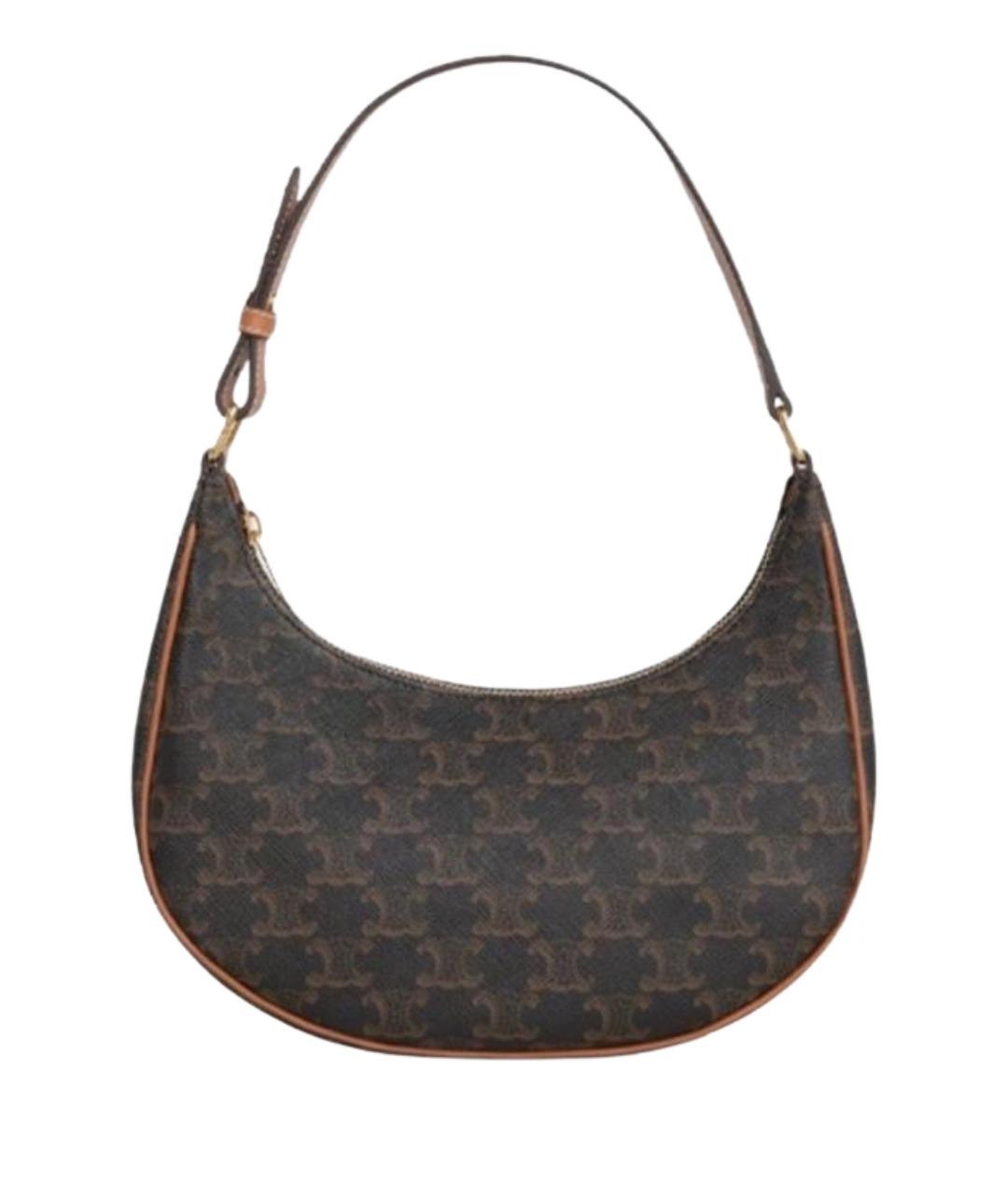 CELINE Коричневая сумка через плечо, фото 1