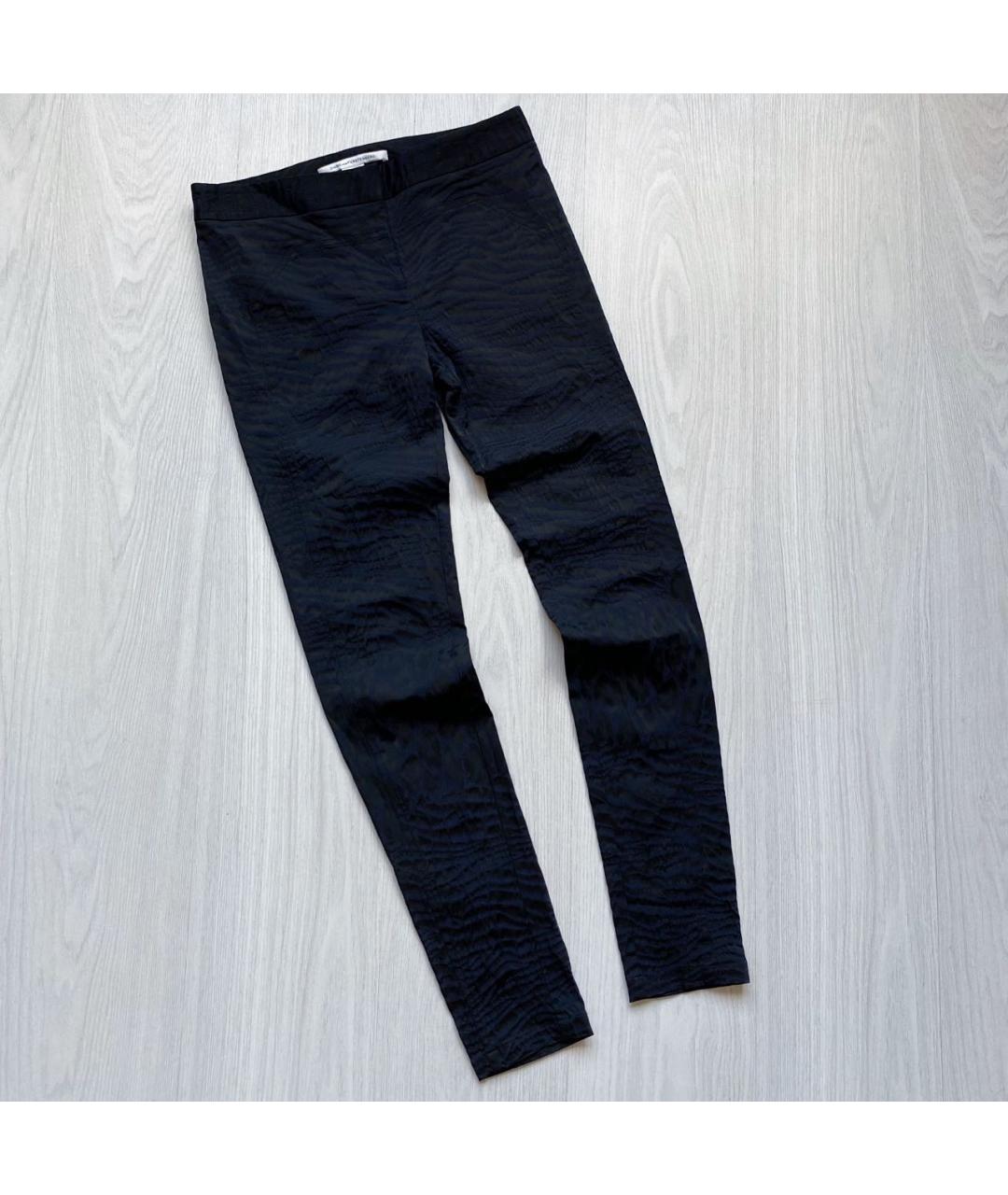DIANE VON FURSTENBERG Темно-синие хлопковые брюки узкие, фото 7