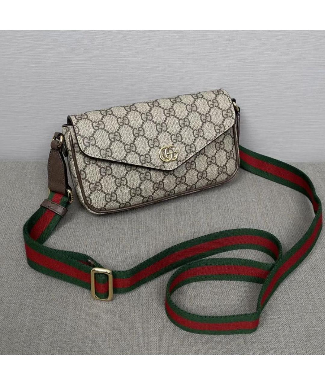 GUCCI Мульти кожаная сумка через плечо, фото 2