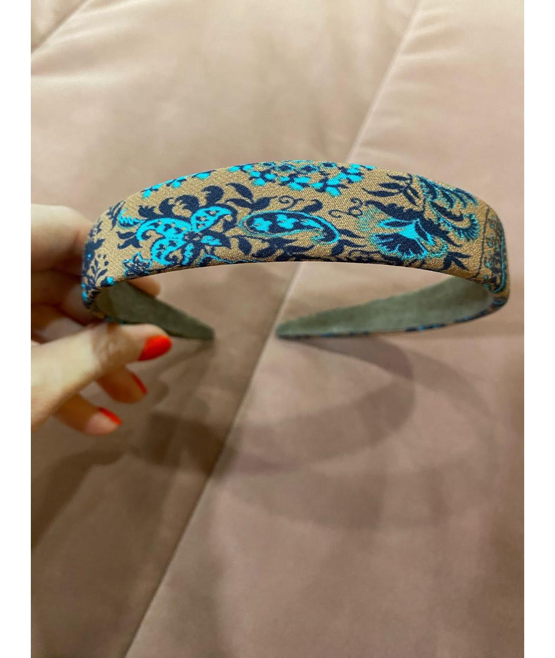 ETRO Коричневый ободок, фото 9