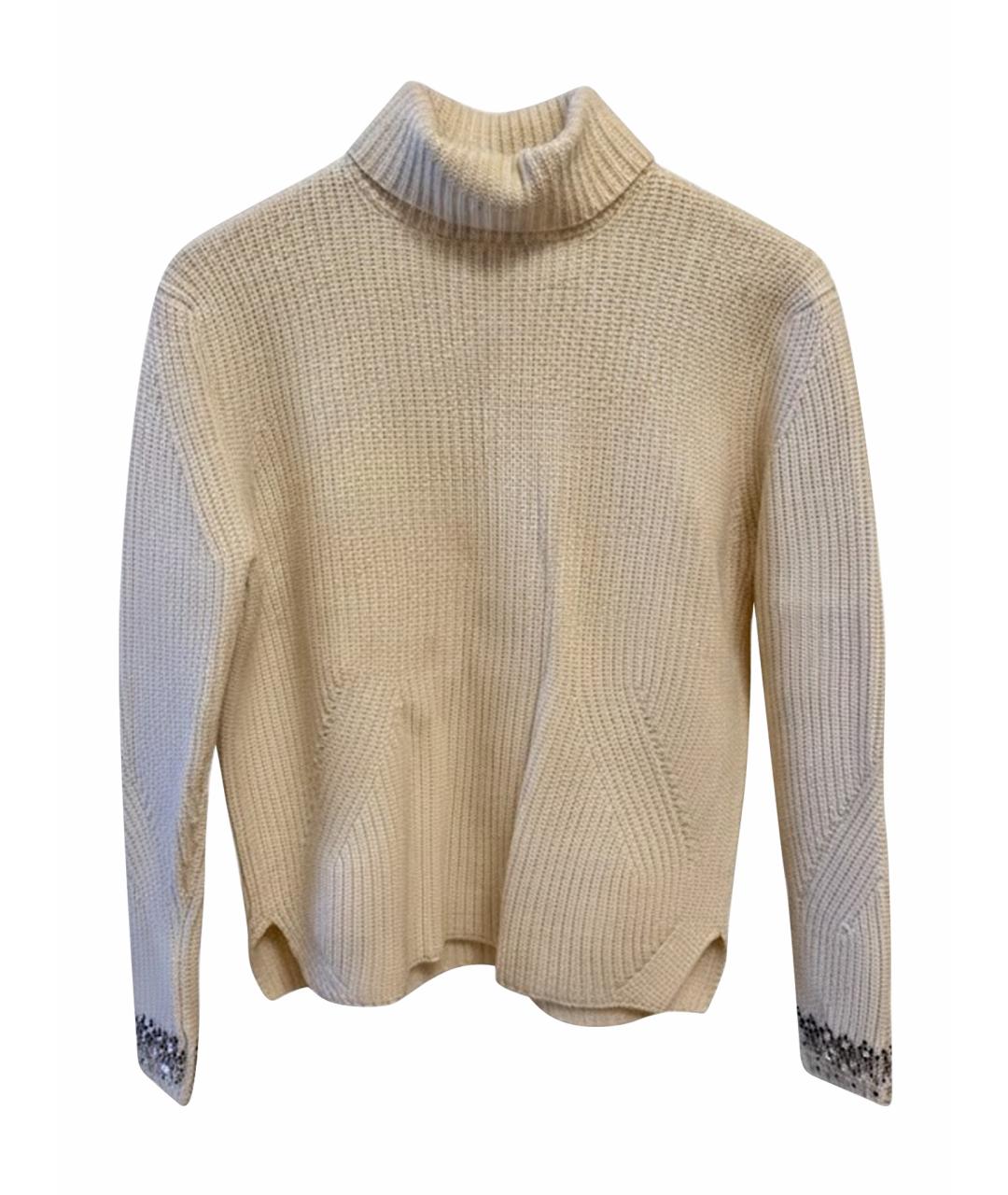 ERMANNO SCERVINO Белый шерстяной джемпер / свитер, фото 1