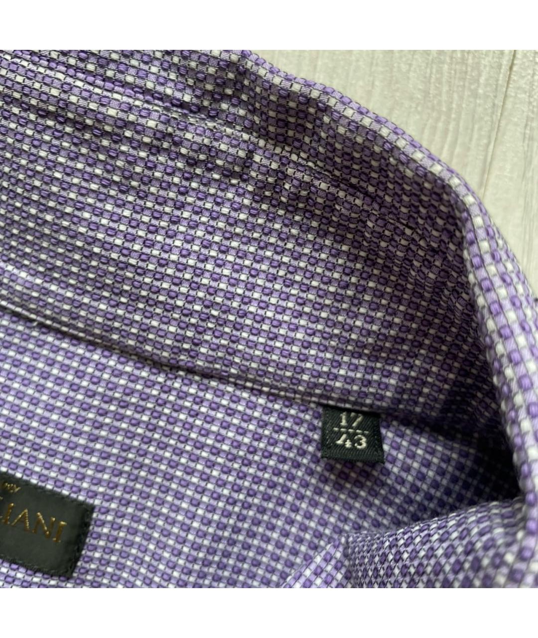 CORNELIANI Фиолетовая хлопковая кэжуал рубашка, фото 4