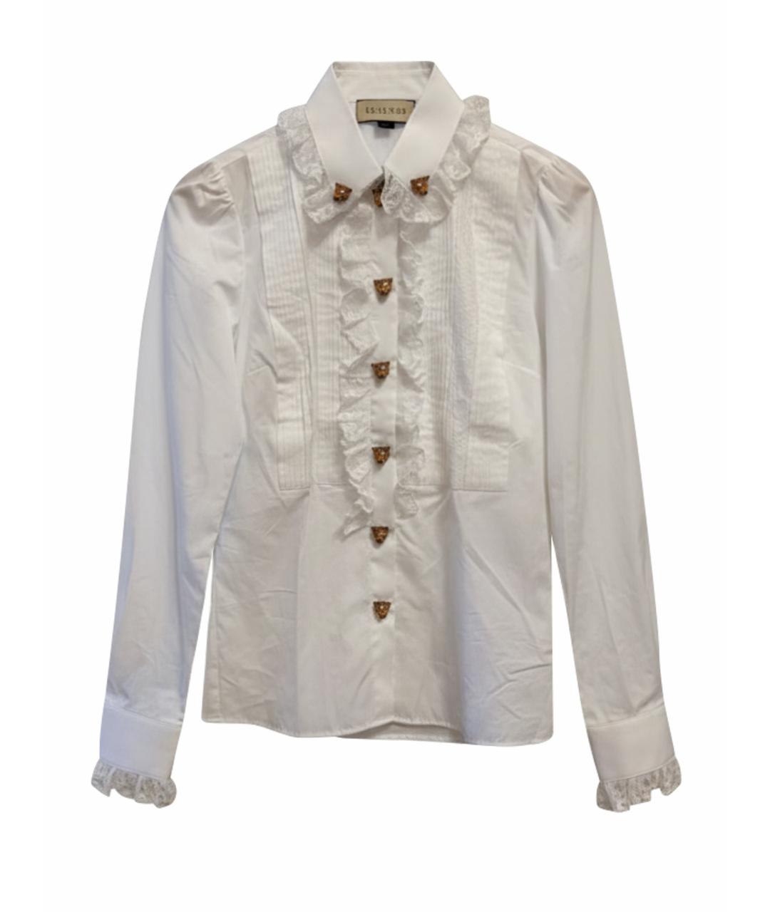 DOLCE&GABBANA Белая хлопковая блузы, фото 1