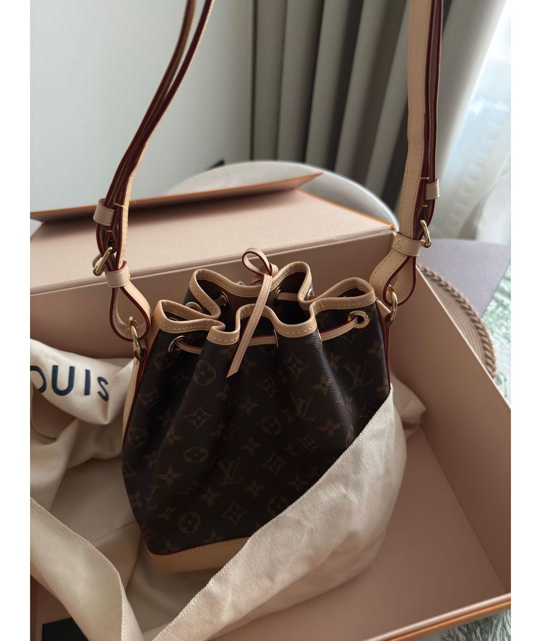 LOUIS VUITTON Коричневая сумка через плечо, фото 3