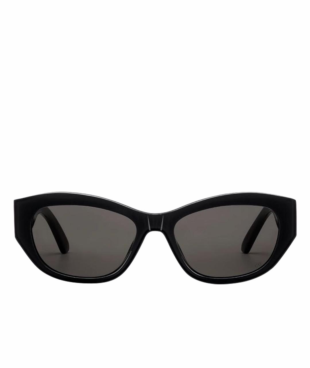CHRISTIAN DIOR Черные пластиковые солнцезащитные очки, фото 1