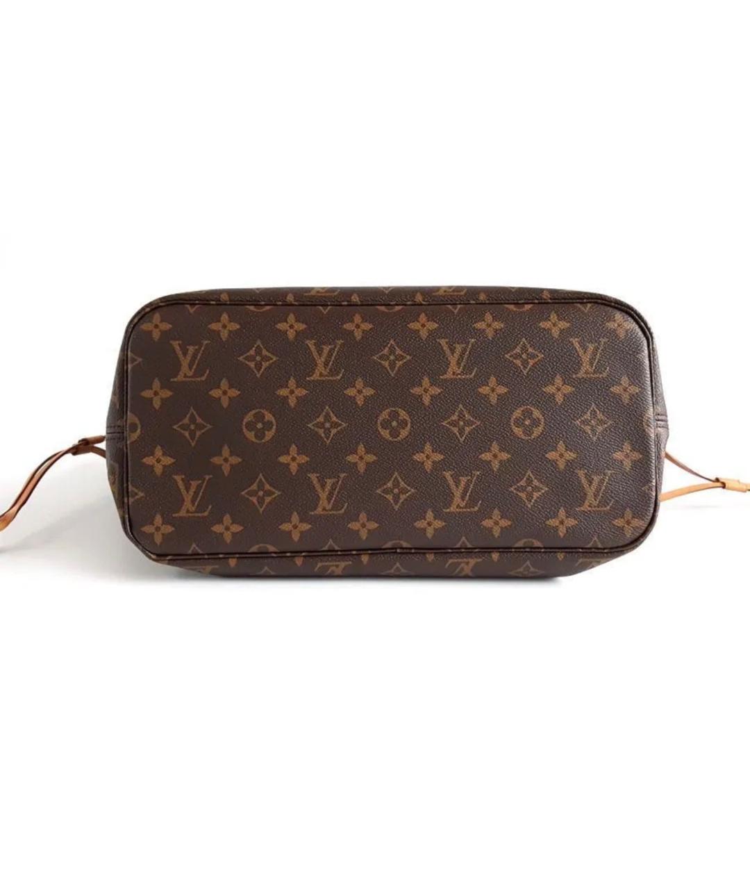 LOUIS VUITTON Коричневая сумка с короткими ручками, фото 3