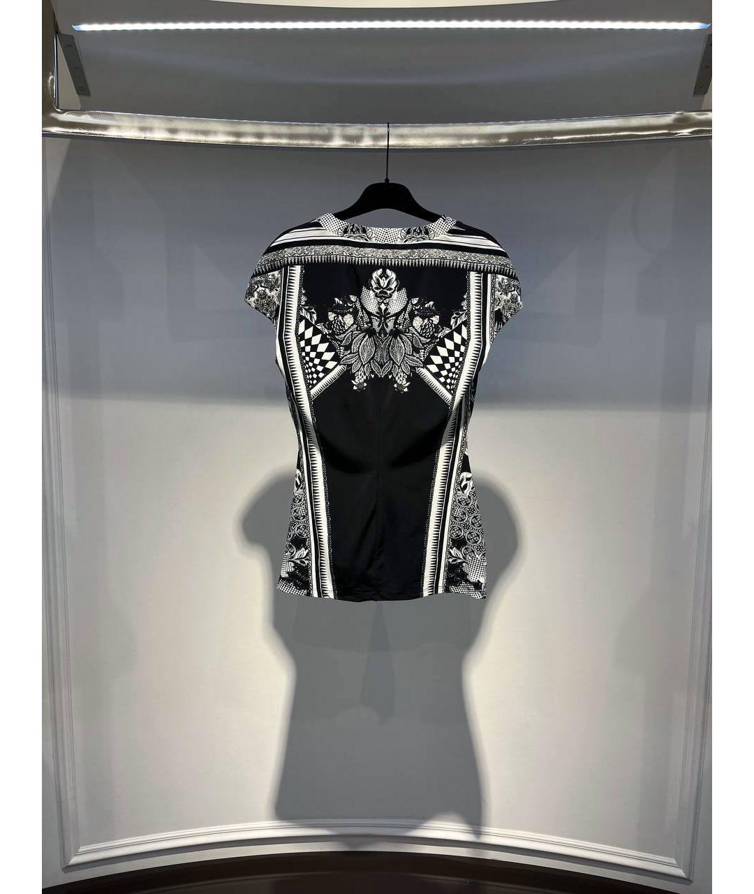 ROBERTO CAVALLI Черная полиамидовая майка, фото 3